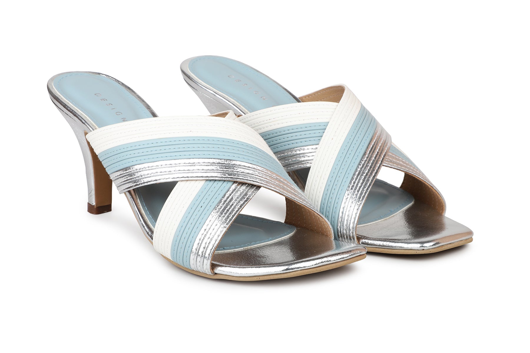 Women, Women Footwear, Silver Sandals