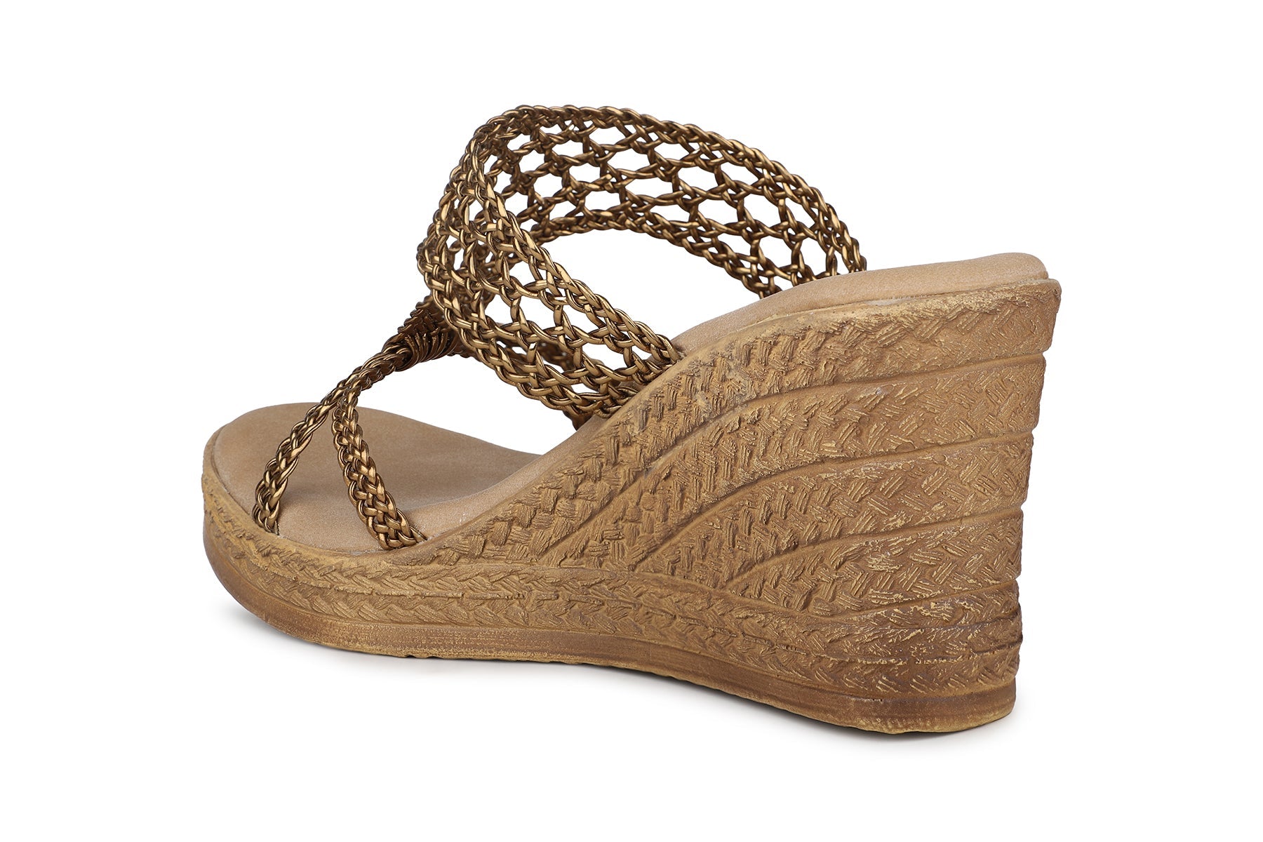 Women, Women Footwear, Bronze Wedges