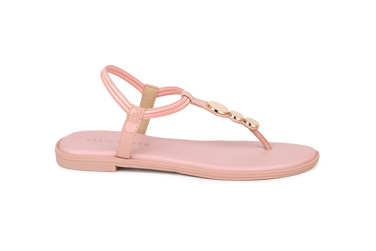 Women, Women Footwear, Pink T Strap Flats