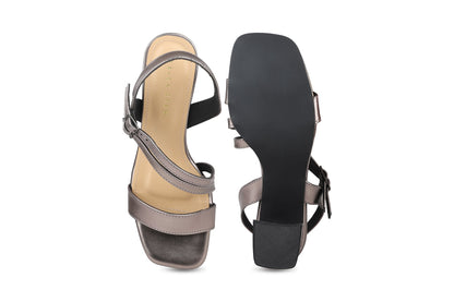 Women, Women Footwear, Grey Sandals