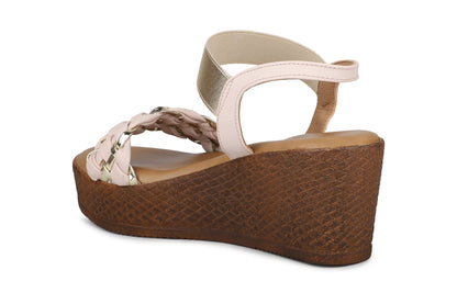 Women, Women Footwear, Beige Wedges