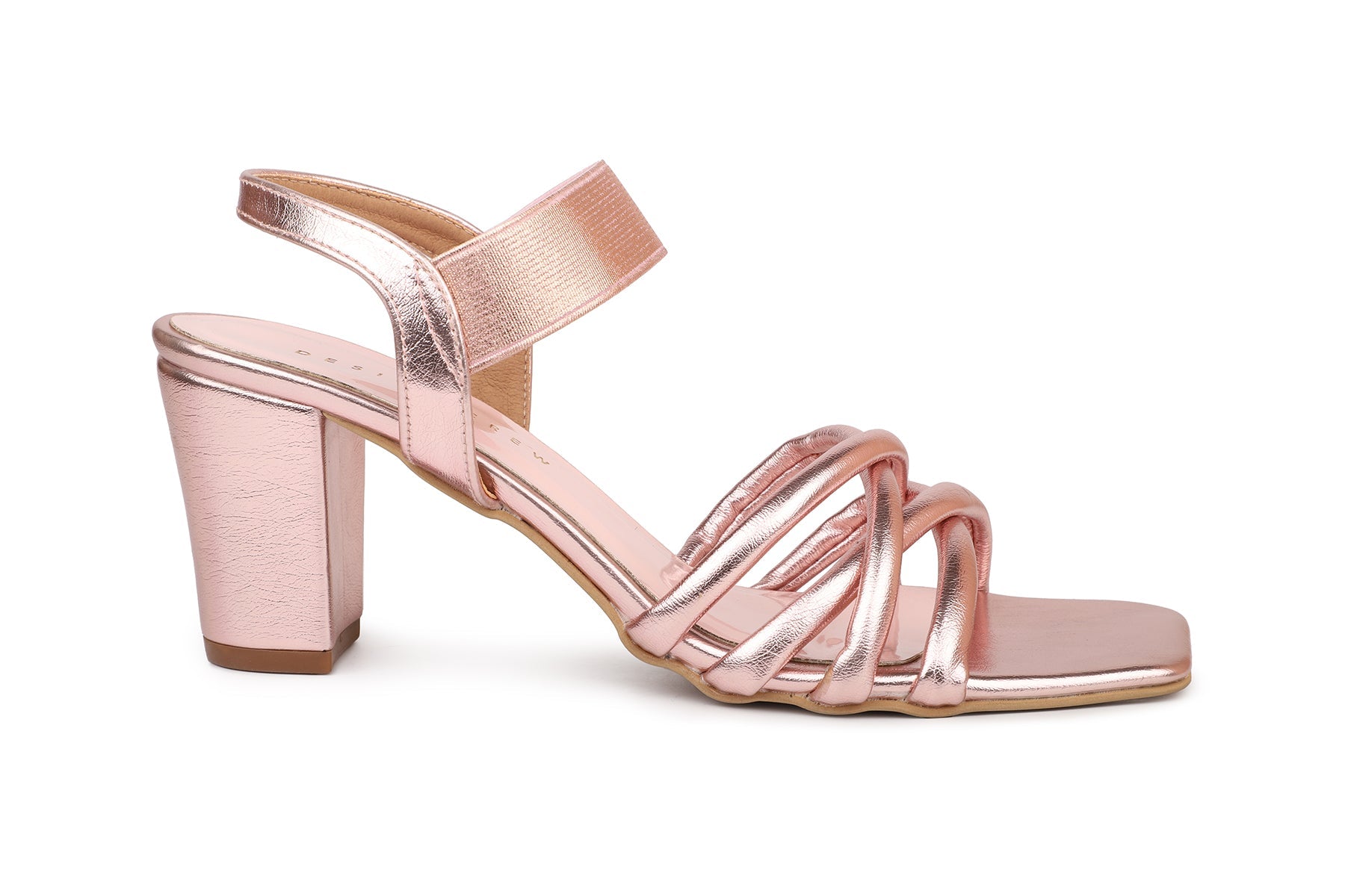 Women, Women Footwear, Rose Gold Sandals