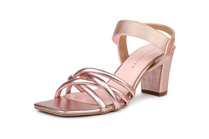 Women, Women Footwear, Rose Gold Sandals