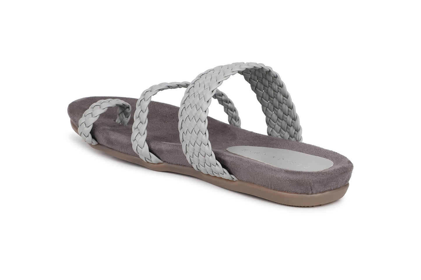 Women, Women Footwear, Grey One Toe Flats