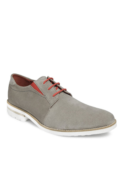 Footwear, Men Footwear, Grey Derby Shoes