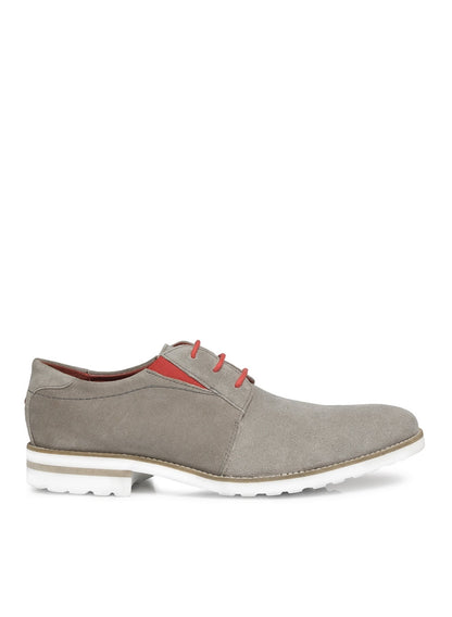 Footwear, Men Footwear, Grey Derby Shoes