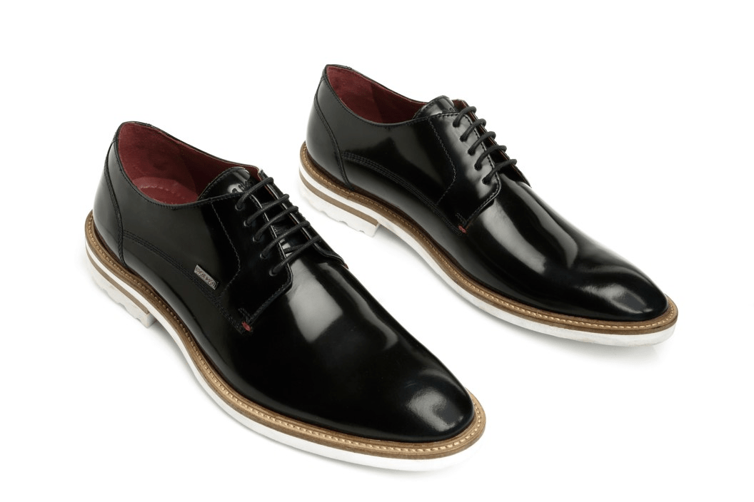 Footwear, Men Footwear, Navy Blue Derby Shoes