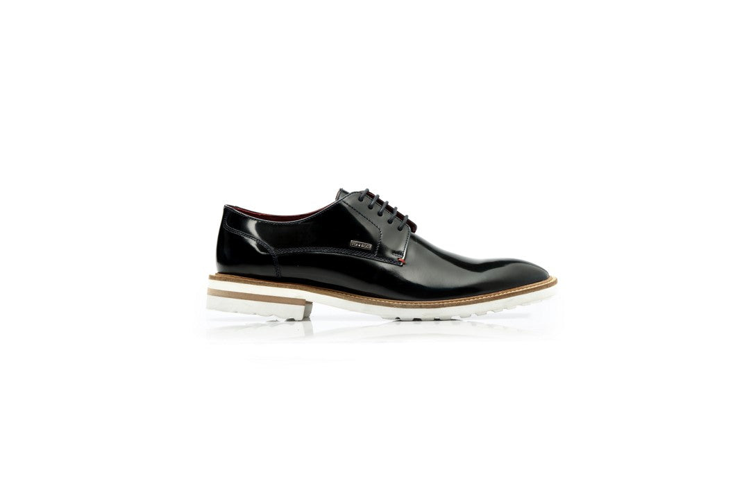 Footwear, Men Footwear, Navy Blue Derby Shoes