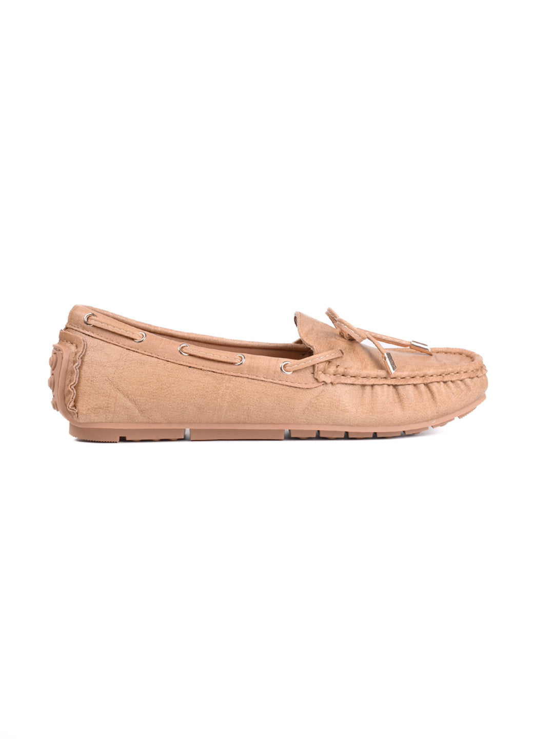 Women, Women Footwear, Beige Loafers