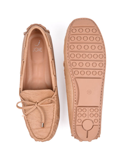 Women, Women Footwear, Beige Loafers