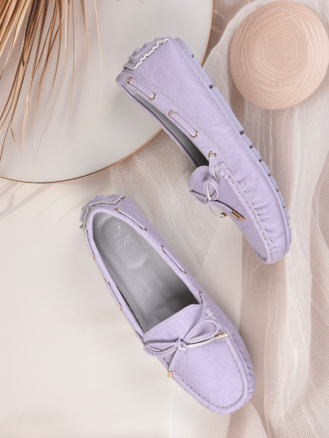 Women, Women Footwear, Purple Loafers