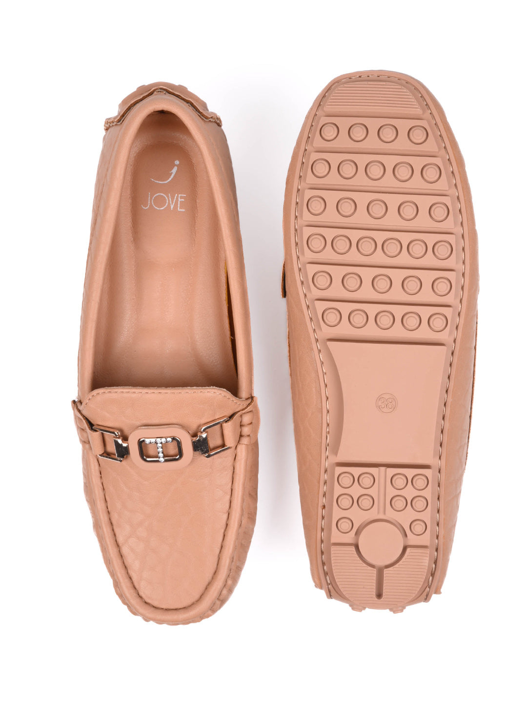 Women, Women Footwear, Brown Loafers