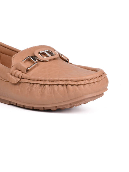 Women, Women Footwear, Brown Loafers