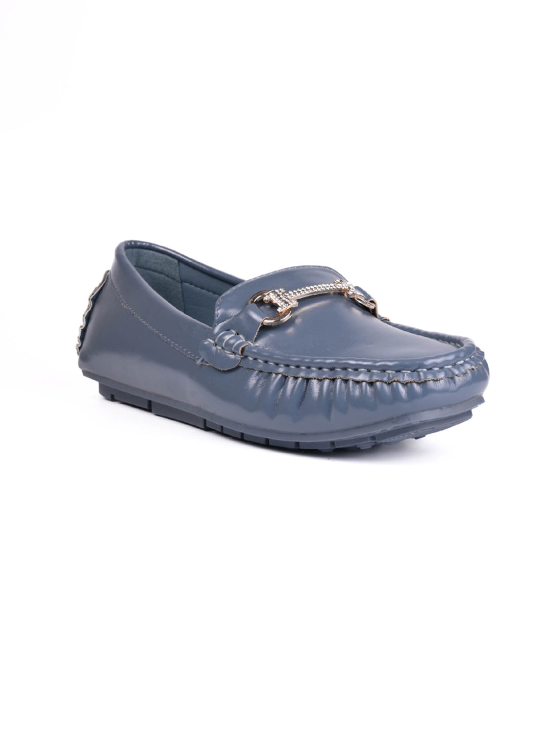 Women, Women Footwear, Blue Loafers