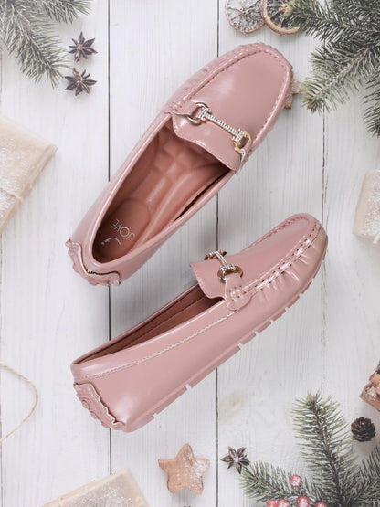 Women, Women Footwear, Pink Loafers