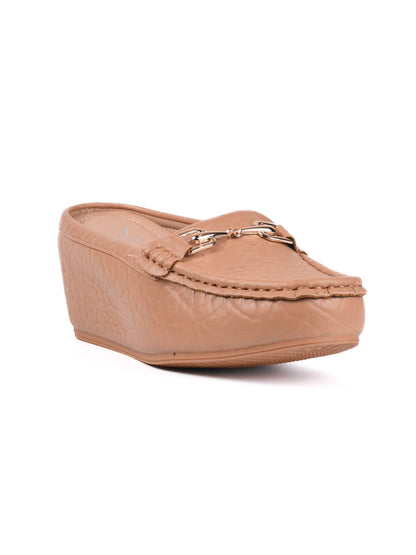 Women, Women Footwear, Brown Loafers