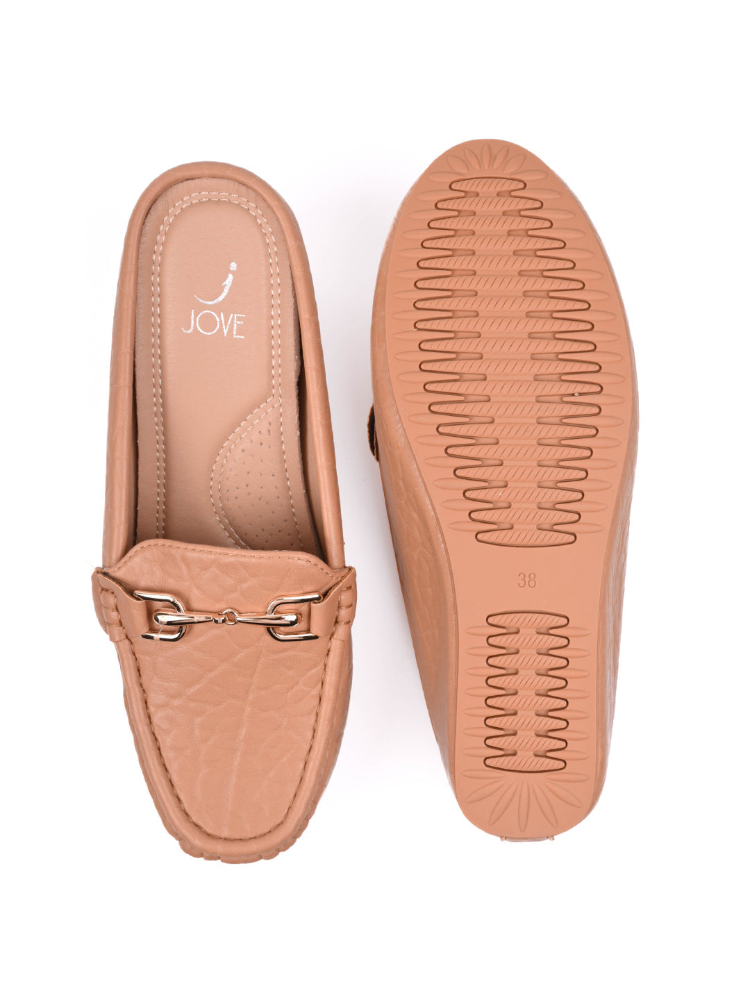 Women, Women Footwear, Brown Loafers