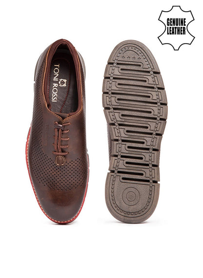 Footwear, Men Footwear, Coffee Oxford Shoes