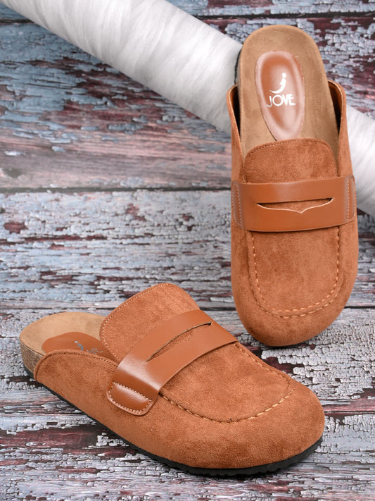 Women, Women Footwear, Camel Mules