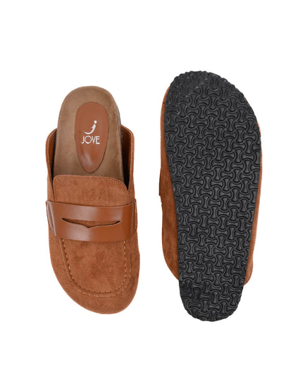 Women, Women Footwear, Camel Mules