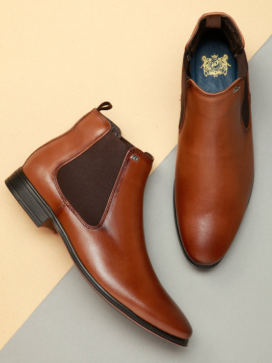 Footwear, Men Footwear, Tan Chelsea Boots