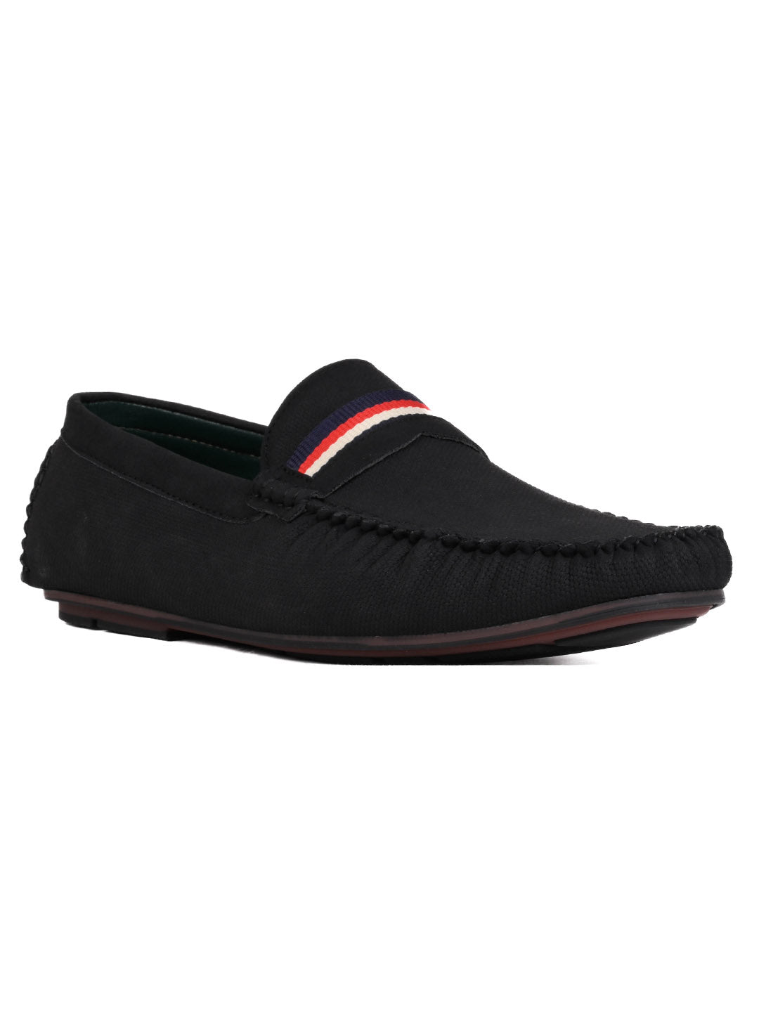 Men, Men Footwear, Black Driving Shoes