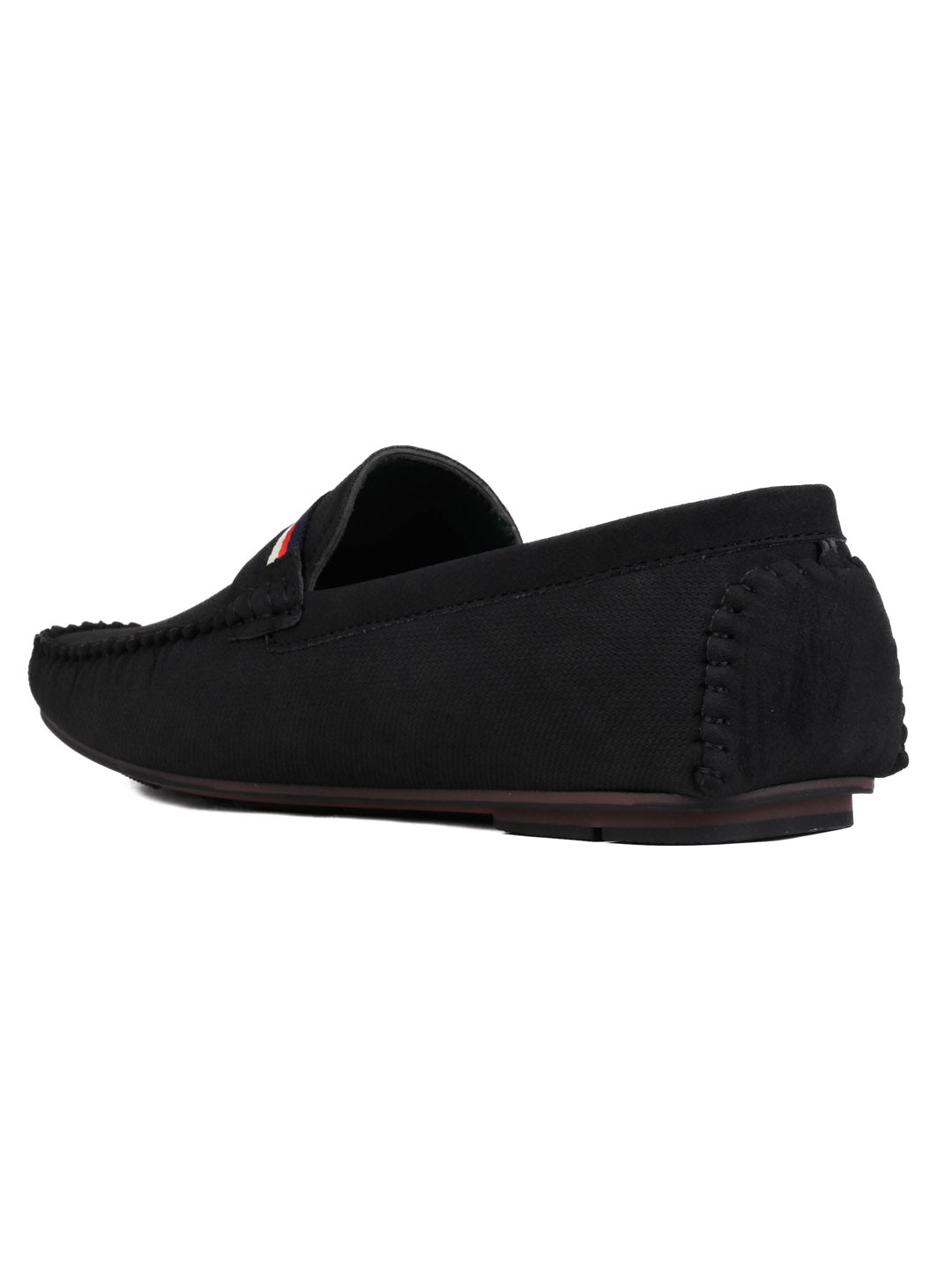 Men, Men Footwear, Black Driving Shoes