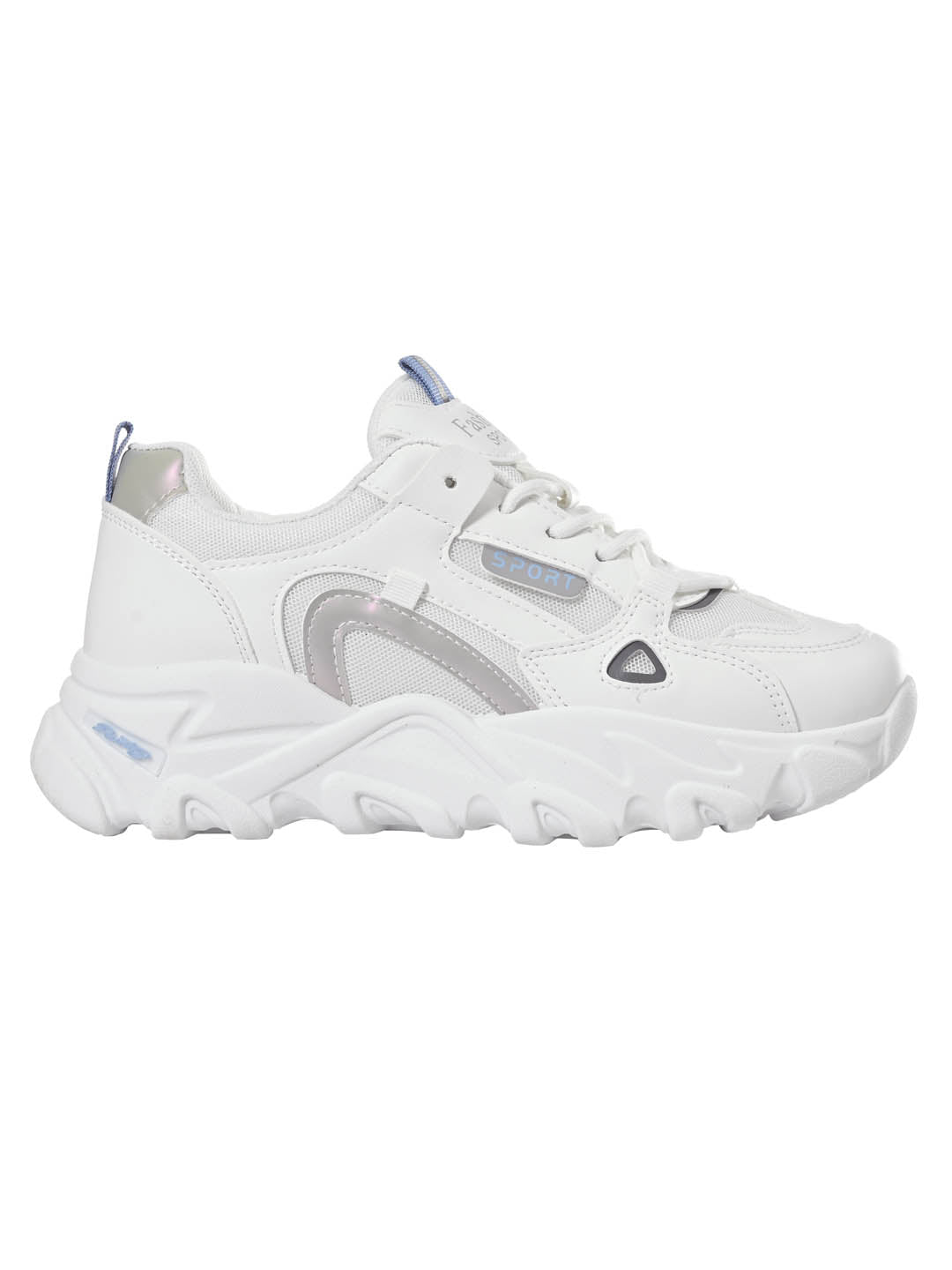 Footwear, Women Footwear, WHITE BLUE, Casual Sneaker