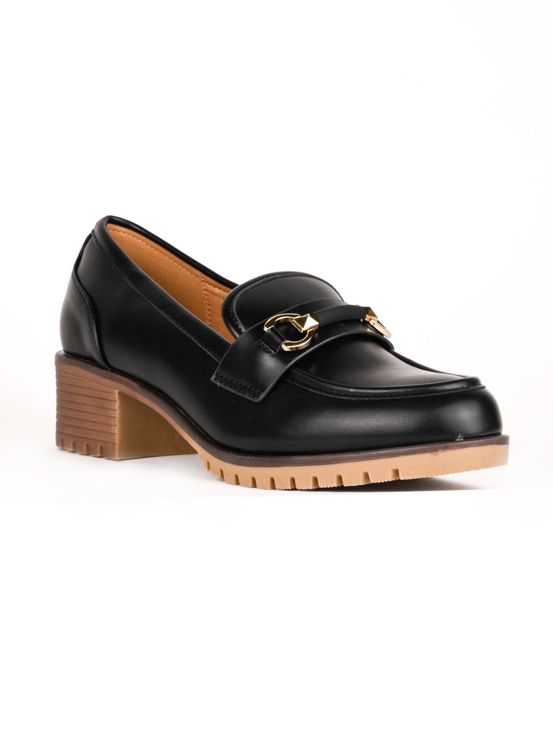 Women, Women Footwear, Black Loafers