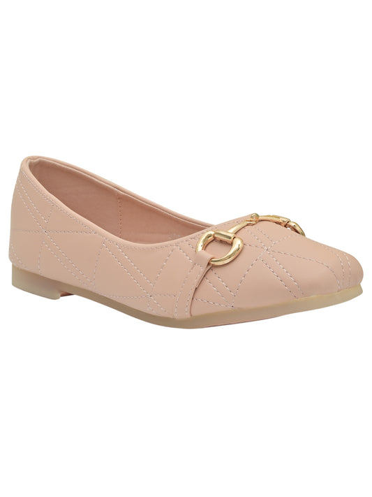 Women Pink Solid Ballerinas