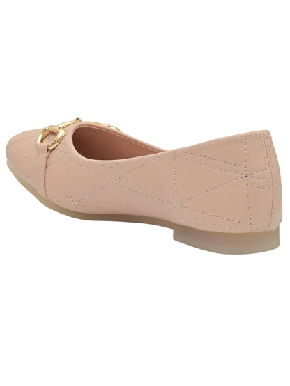 Women Pink Solid Ballerinas