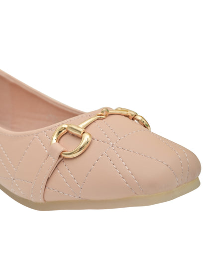 Women Pink Solid Ballerinas