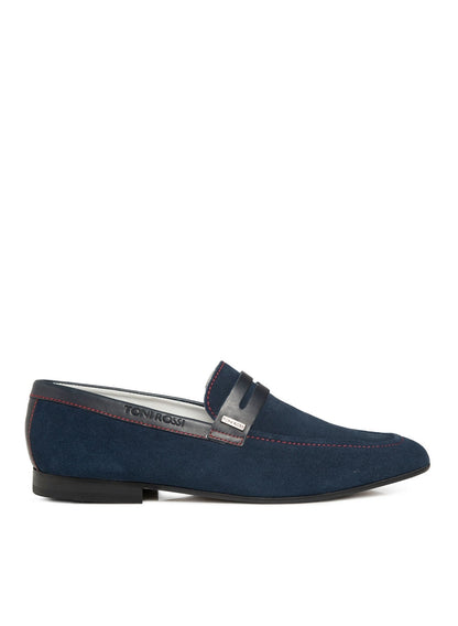 Footwear, Men Footwear, Blue Loafers