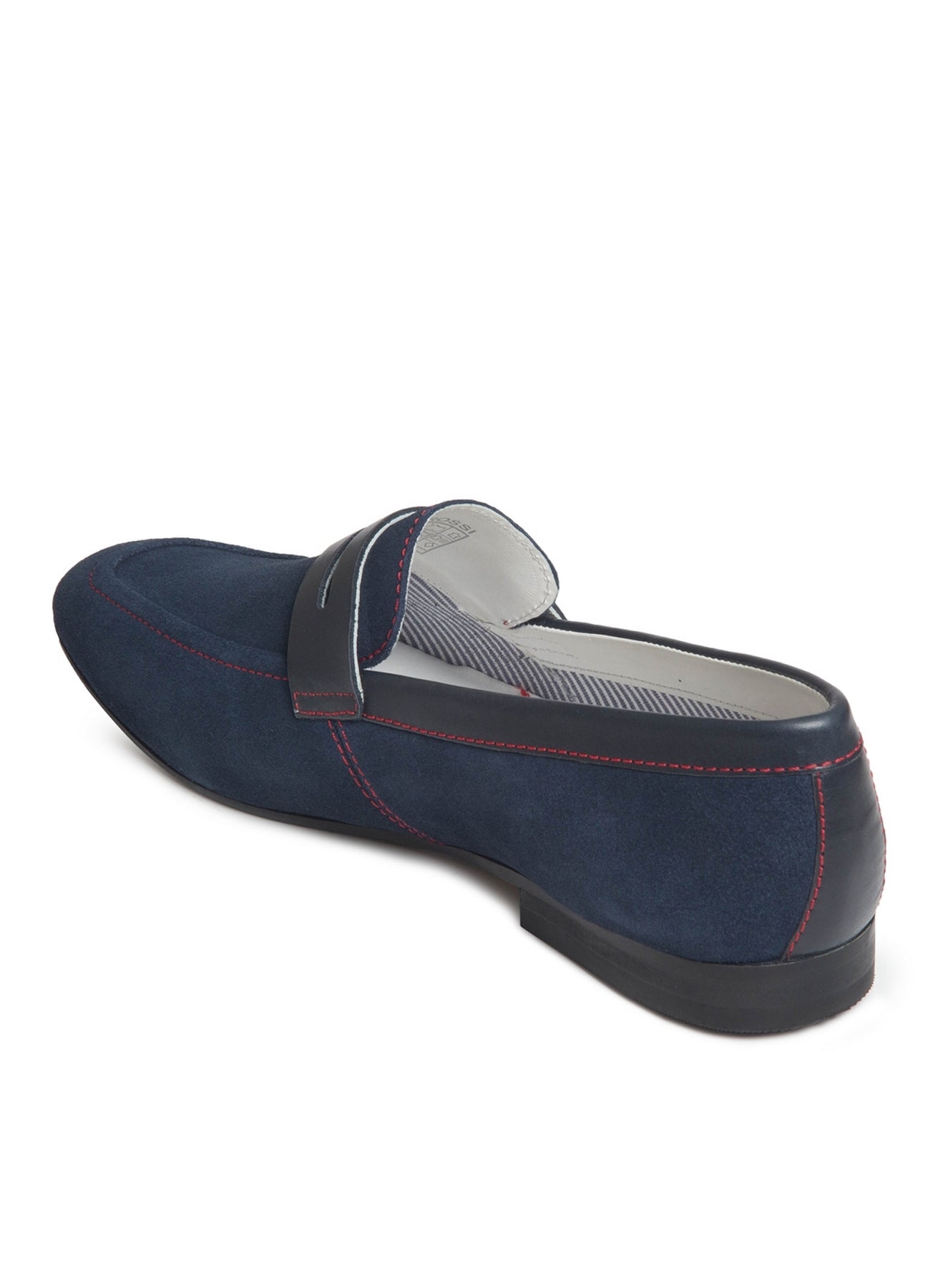 Men Blue Solid Loafers