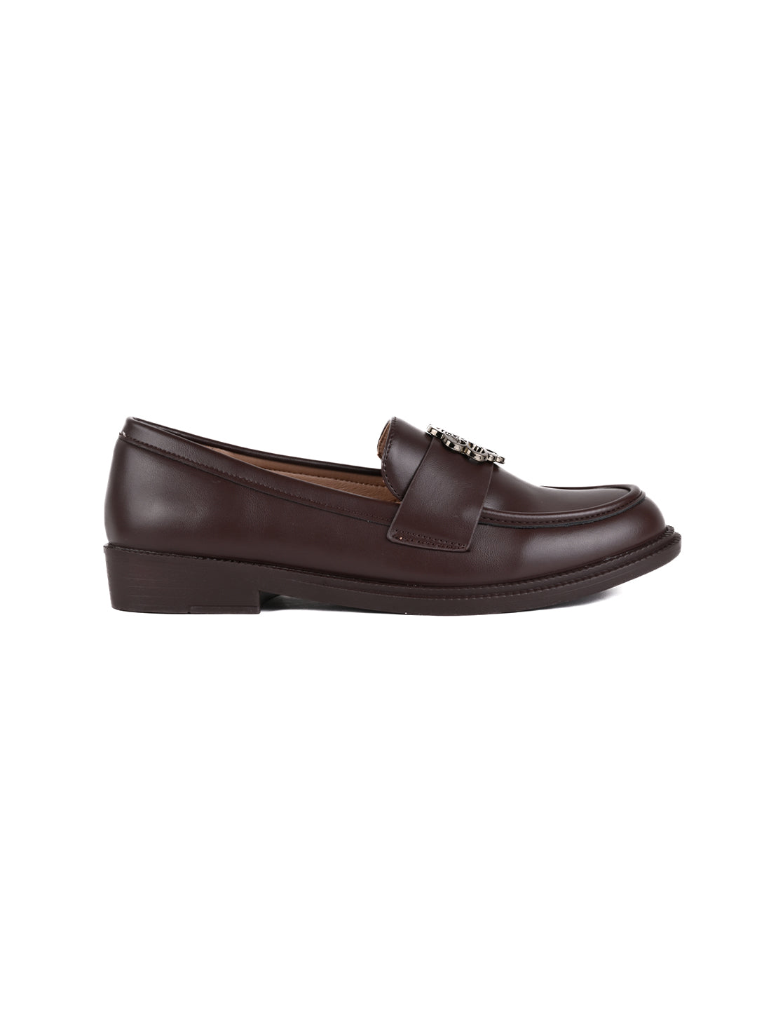 Women, Women Footwear, Brown Loafers