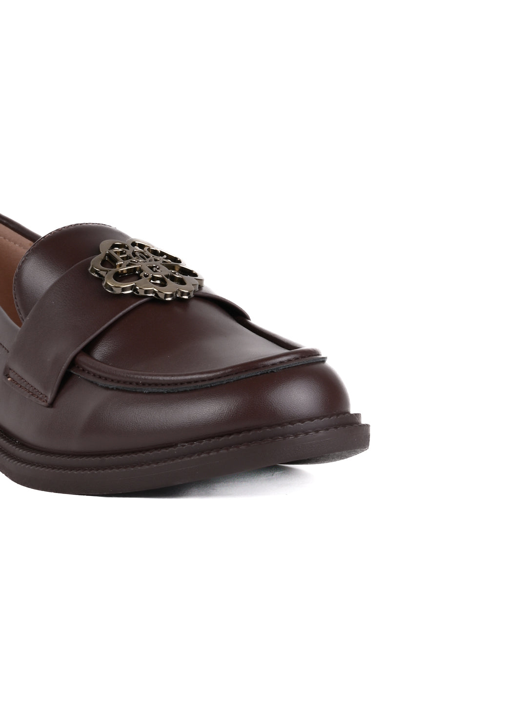 Women, Women Footwear, Brown Loafers