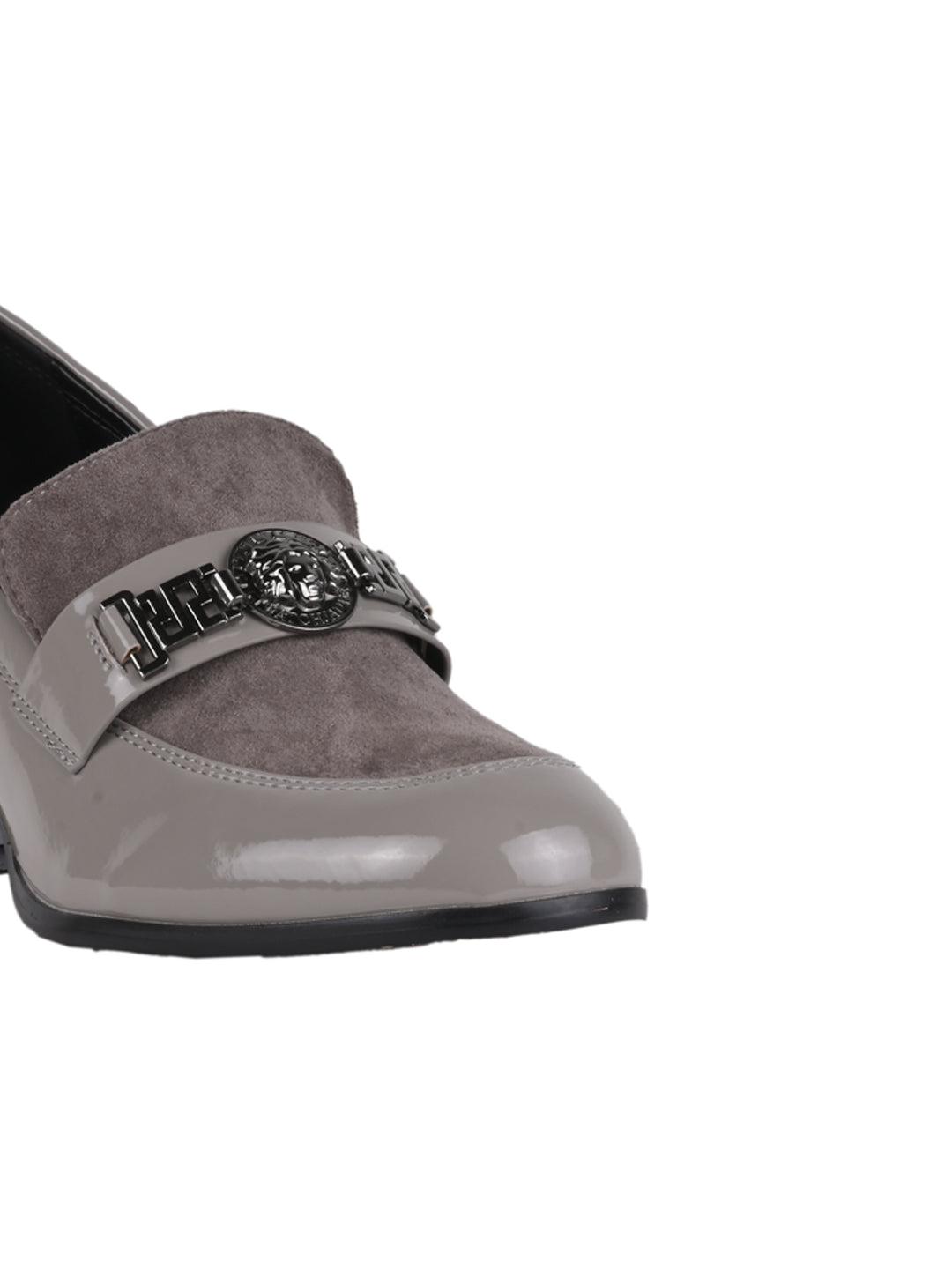 Women, Women Footwear, Grey Pumps