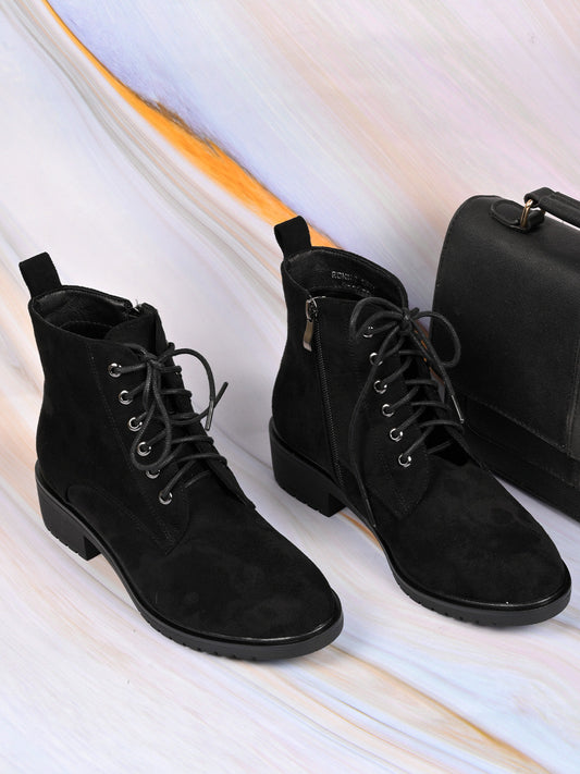 Women, Women Footwear, Black Boots