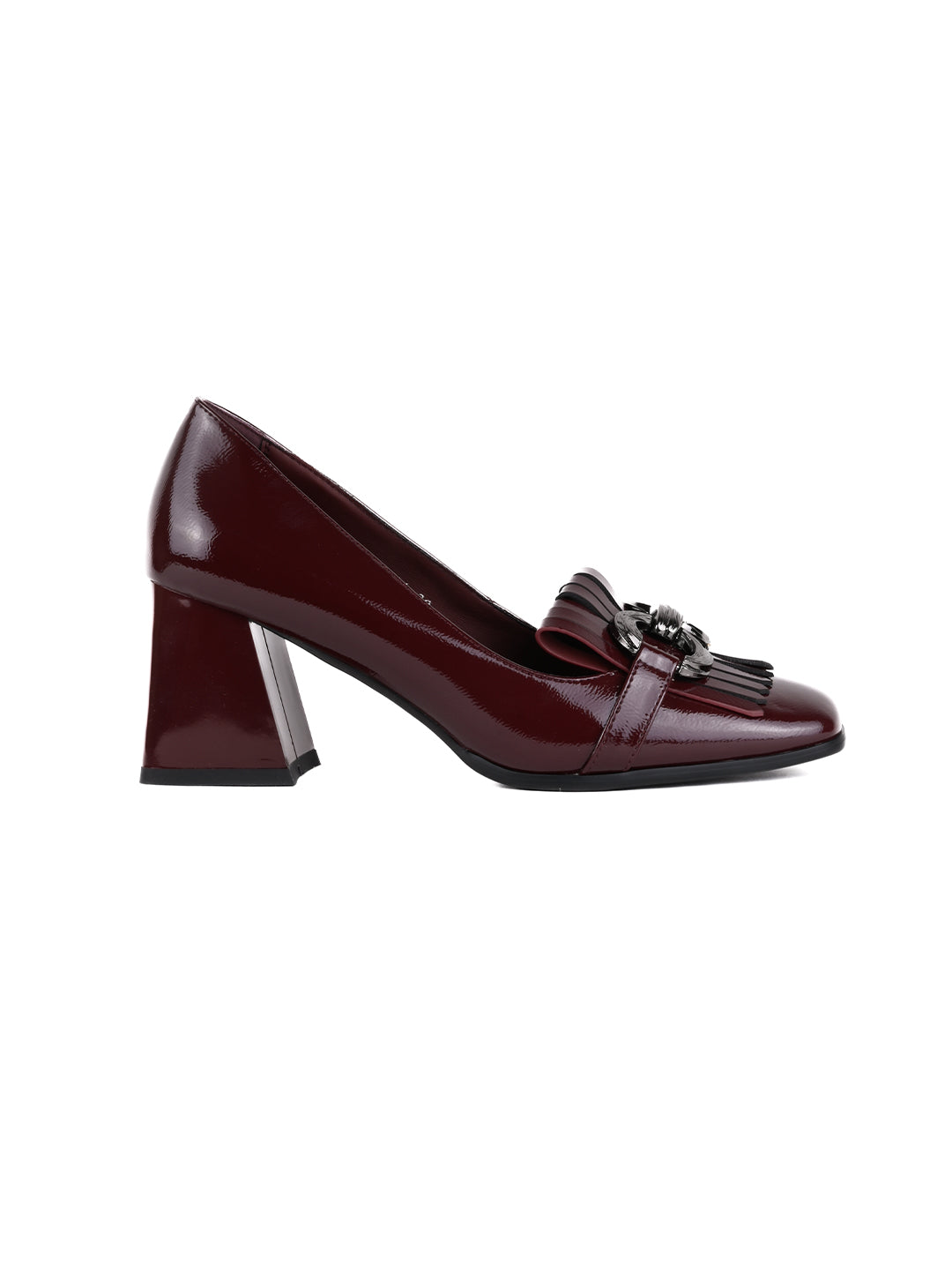 Women, Women Footwear, Maroon Pumps