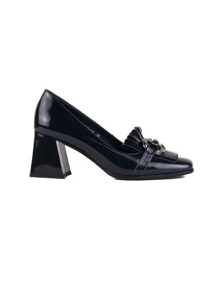 Women, Women Footwear, Navy Pumps