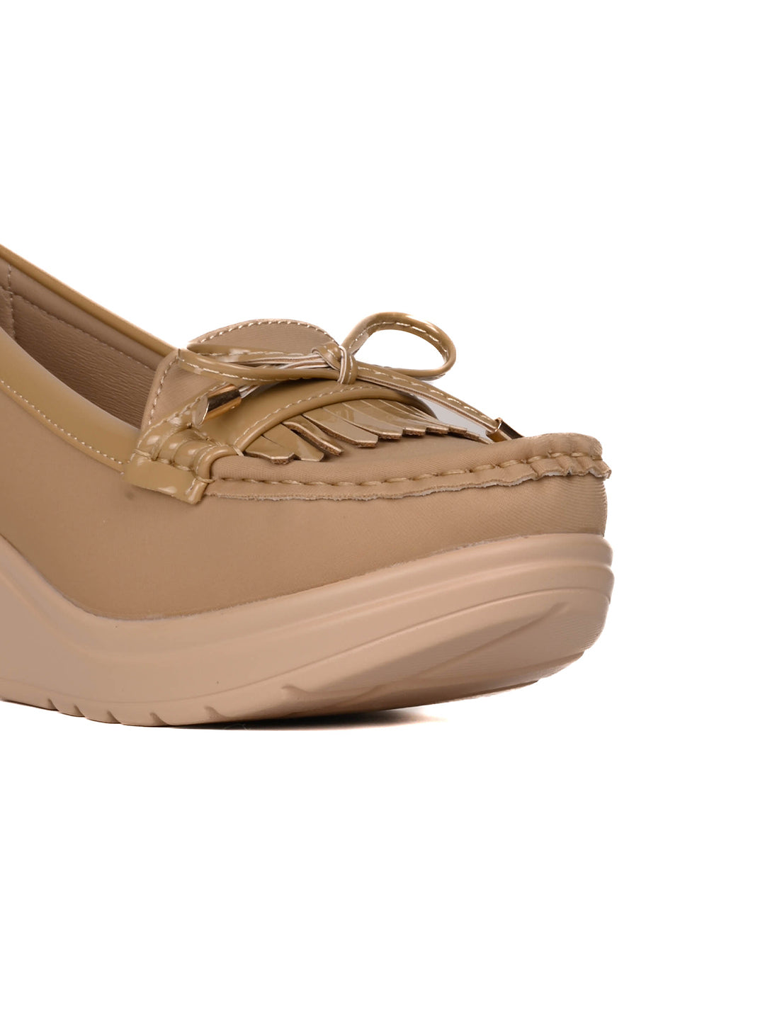 Women, Women Footwear, Beige Loafers