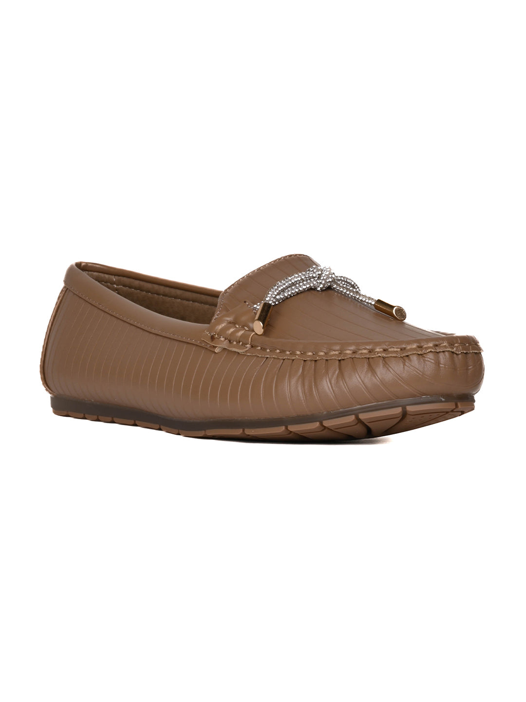 Women, Women Footwear, Khaki Loafers