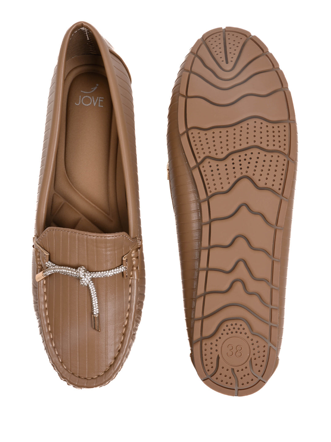 Women, Women Footwear, Khaki Loafers