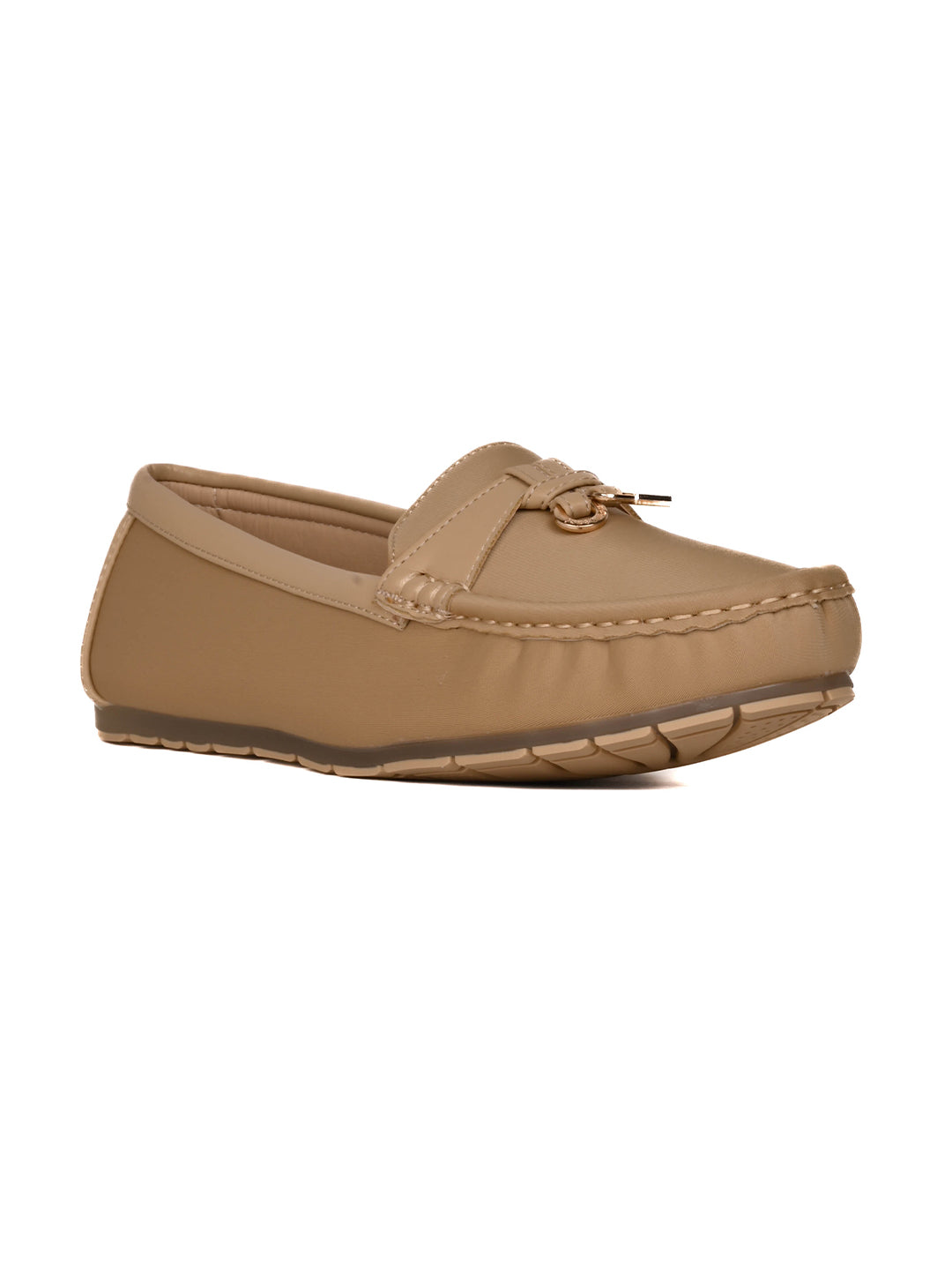 Women, Women Footwear, Beige Loafers