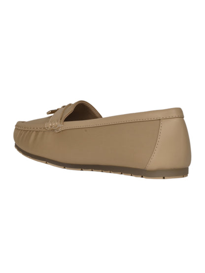 Women, Women Footwear, Beige Loafers