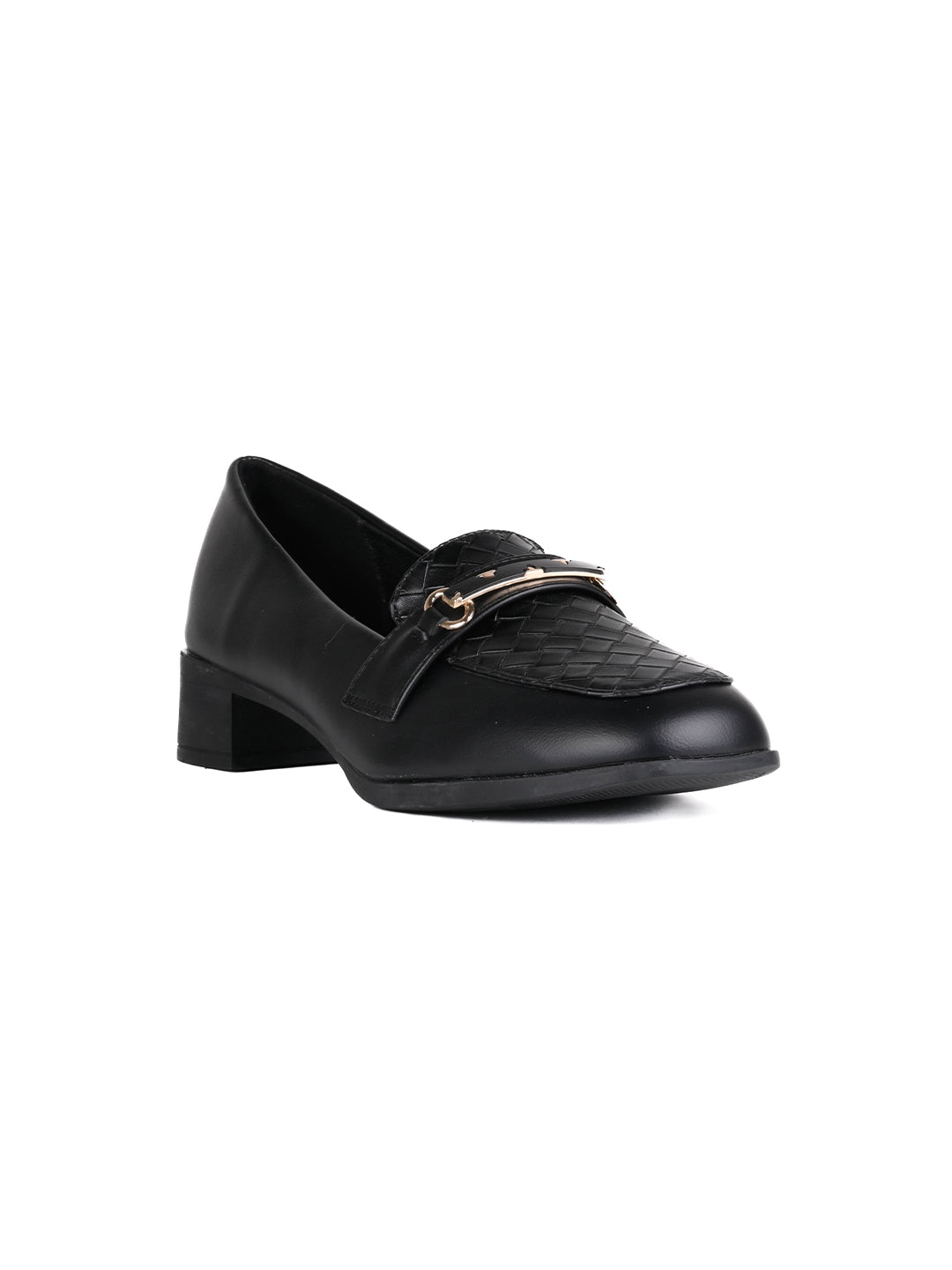 Women, Women Footwear, Black Loafers