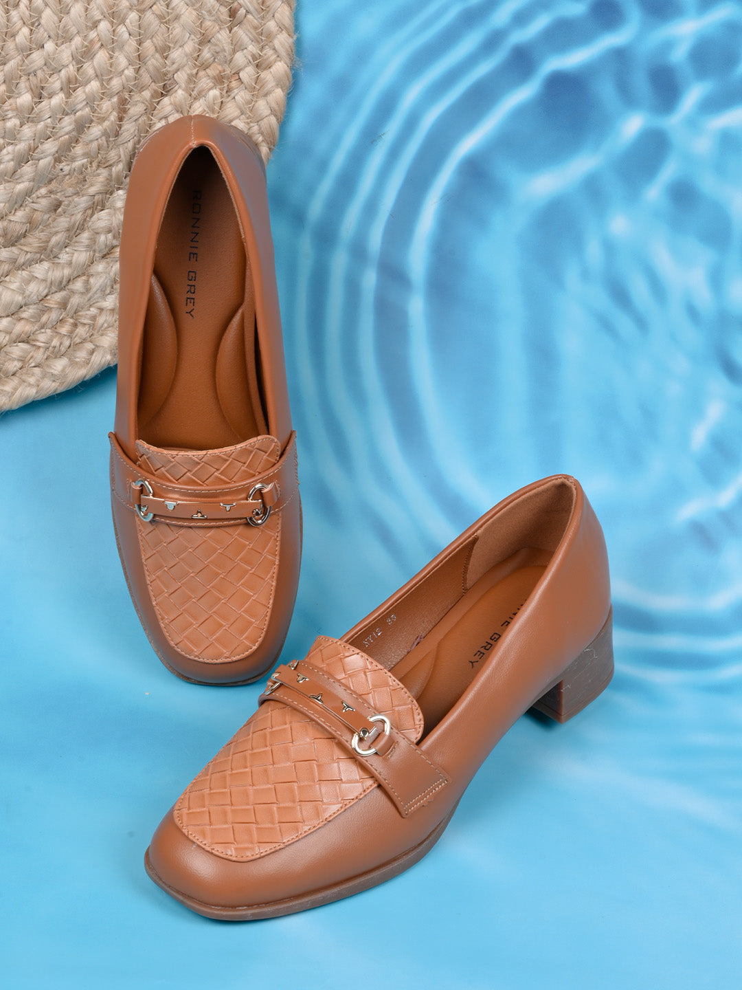 Women, Women Footwear, Tan Loafers