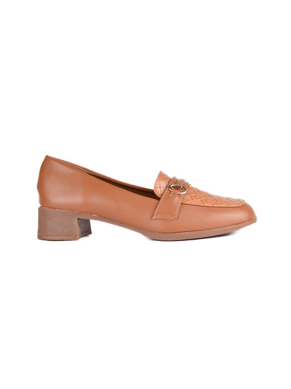 Women, Women Footwear, Tan Loafers