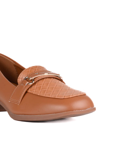 Women, Women Footwear, Tan Loafers