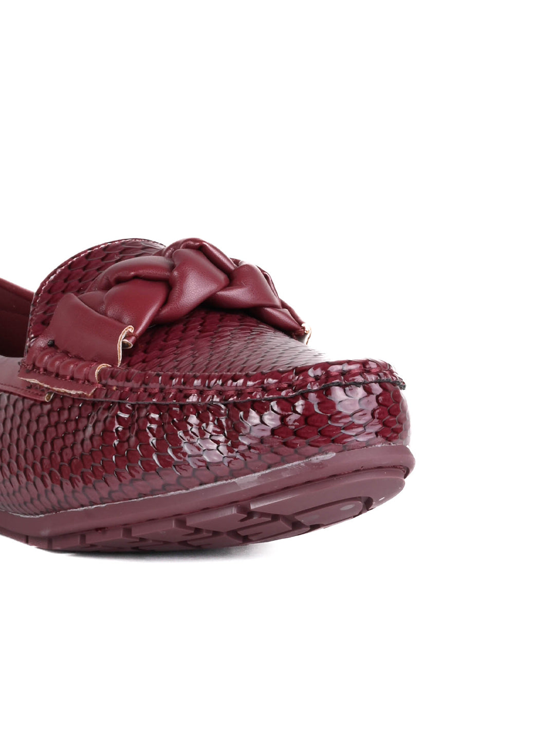 Women, Women Footwear, Maroon Loafers